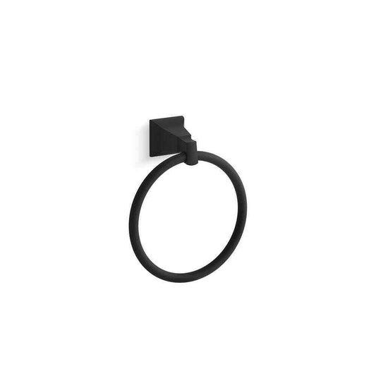 KOHLER Kallan Towel Ring in Matte Black K-R22083-BL