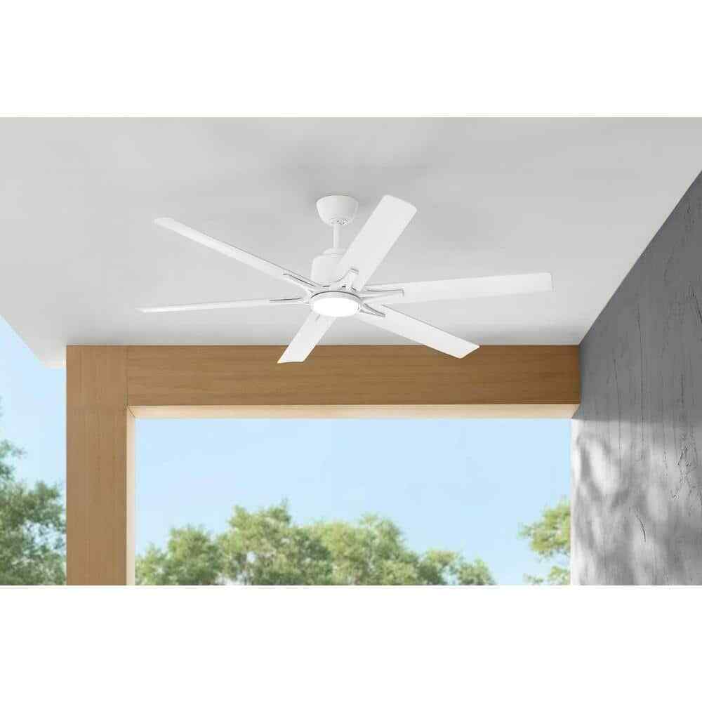 Home Decorators 60 in. Smart Hubspace Indoor/Outdoor Ceiling Fan with Remote