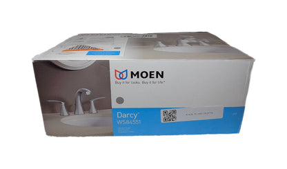MOEN Darcy 8 in. Widespread 2-Handle High-Arc Bathroom Faucet in Chrome WS84551
