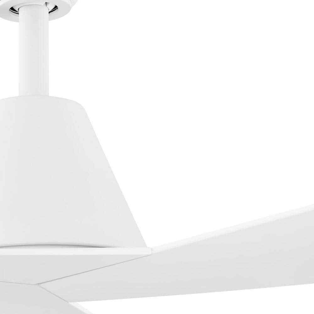 Home Decorators Easton 60 in. Indoor/Outdoor Matte White Ceiling Fan w/Remote
