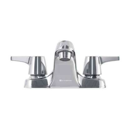 Glacier Bay Aragon 4 in. 2-Handle Low-Arc Bathroom Faucet without Pop-Up Drain