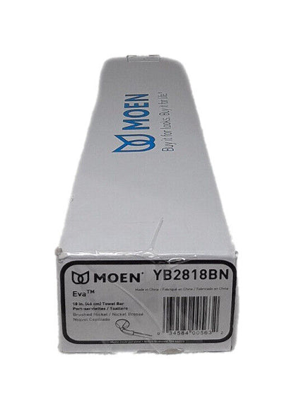 MOEN Eva 18 in. Towel Bar in Brushed Nickel YB2818BN