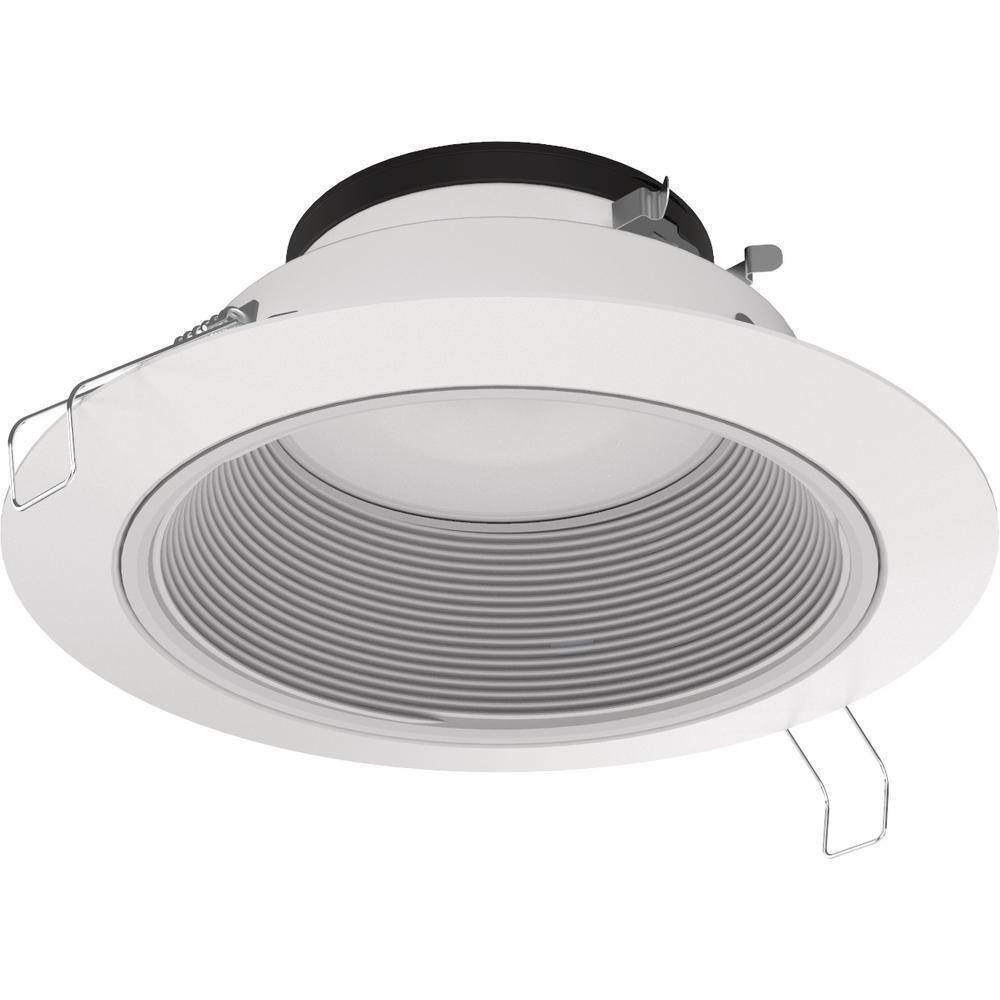 Juno 6 in. Selectable CCT Canless Integrated LED White Recessed Downlight Trim