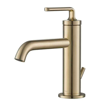 KRAUS Ramus Single Hole Single-Handle Bathroom Faucet w/ Matching Lift Rod Drain