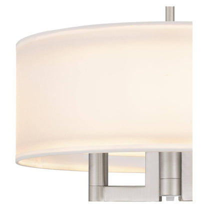 Home Decorators Hiddenbrook 15 in. 3-Light Brushed Nickel Semi-Flush Mount