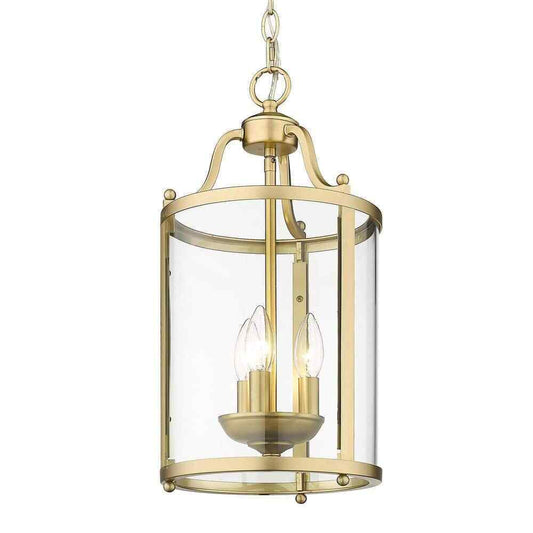 Golden Lighting Payton 3-Light Brushed Champagne Bronze Standard Pendant Light