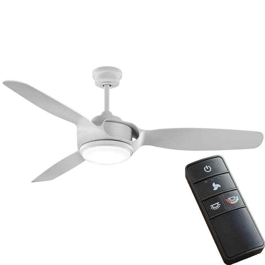 Home Decorators Sedgewood 60 in White Color Changing LED Matte White Ceiling Fan
