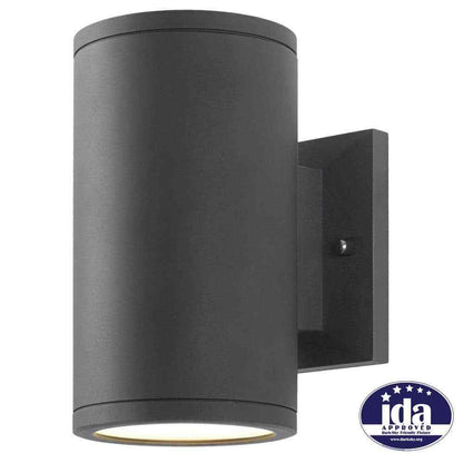 Home Decorators Collection Rodham Black LED Outdoor Wall Lantern Sconce