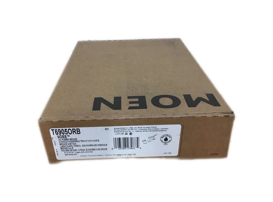 MOEN Voss 8 in. Widespread 2-Handle High-Arc Bathroom Faucet Trim Kit Bronze
