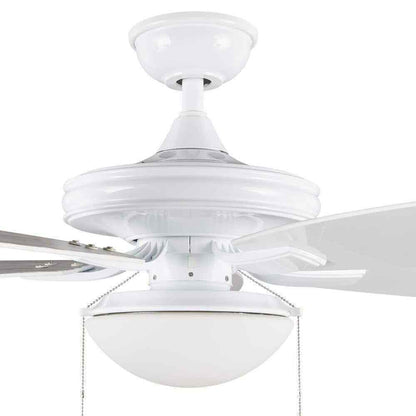 Hampton Bay Gazebo III 52 in. Indoor Outdoor Wet Rated White Ceiling Fan w Light