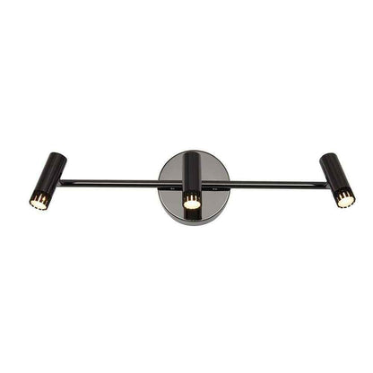 Artika Era 2ft. 3-Light Black Industrial Integrated LED Fixed Track Lighting Kit
