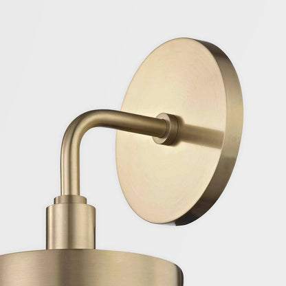 MITZI HUDSON VALLEY LIGHTING Nora 1-Light Aged Brass LED Wall Sconce