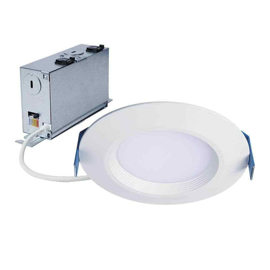 HALO HLBC 4 in. Ultra-Slim Regressed LED Downlight Selectable CCT w/ D2W Option