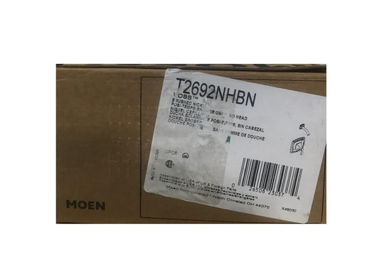 MOEN Voss Single-Handle Shower Trim Kit in Brushed Nickel (No Valve included)