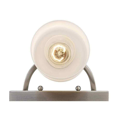 Bel Air Lighting Moonlight 1-Light Brushed Nickel Wall Sconce Light Fixture