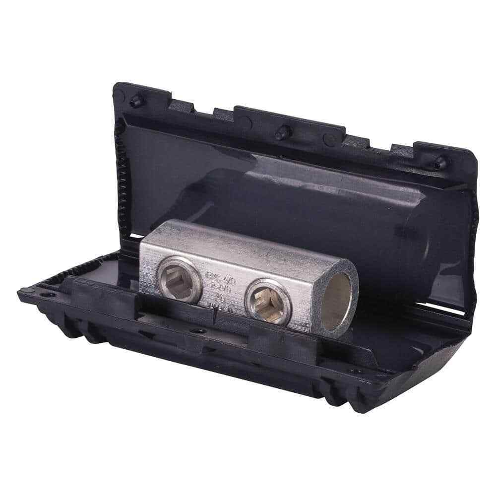 NSI #2 - 4/0 AWG In-Line Gel Splice Kit with Connector Black ESGS-4/0