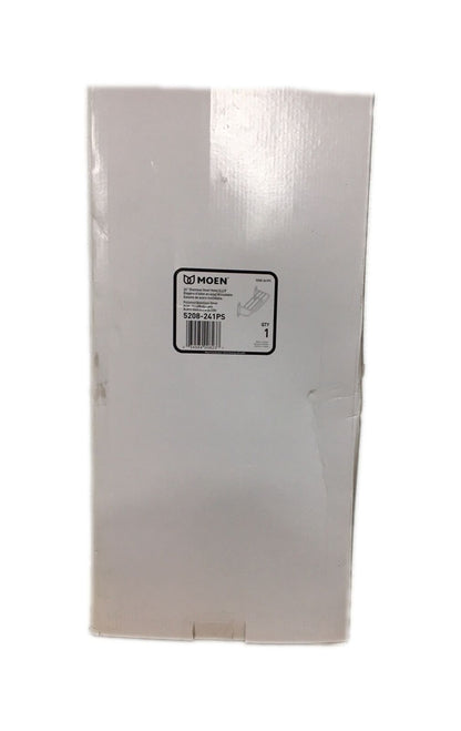 MOEN Hotel 24 in. W Towel Shelf with Towel Bar in Polished Stainless Steel