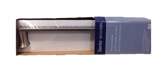 MOEN Genta 18 in. Towel Bar in Brushed Nickel