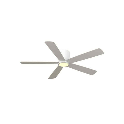 Home Decorators Britton 52 in. LED Indoor Matte White Ceiling Fan w/ Remote