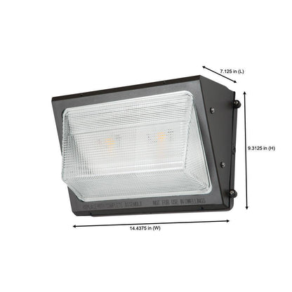 Lumark 400-Watt Equivalent Integrated LED Bronze Weather Resistant Light 4000K