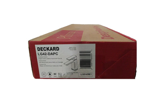 Pfister Deckard Single-Handle Single Hole Bathroom Faucet in Polished Chrome