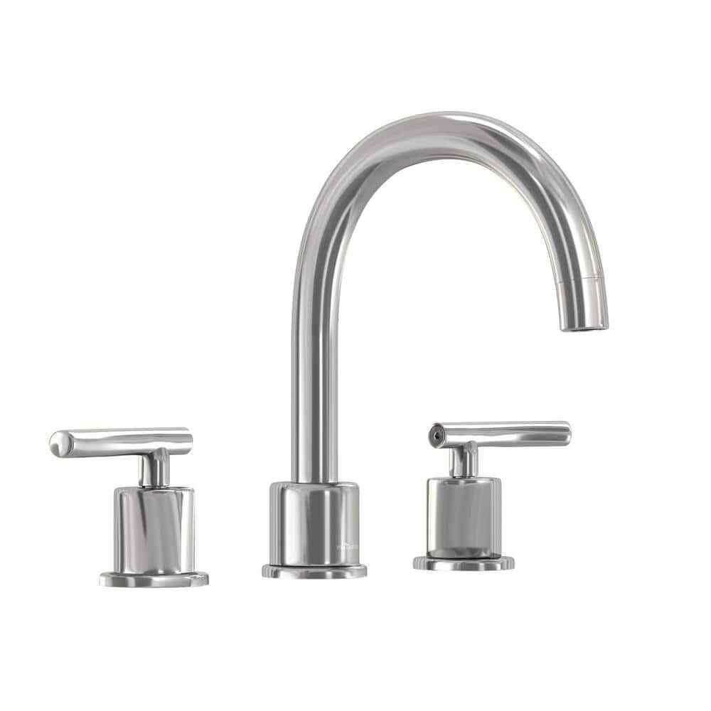 Glacier Bay Dorset 8 in. Widespread 2-Handle High-Arc Bathroom Faucet in Chrome