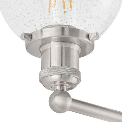 Home Decorators Evelyn 37.5 in. 4-Light Brushed Nickel Vanity Light