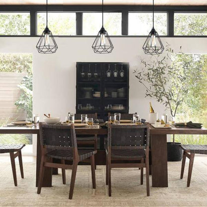 Hukoro Alfa 1-Light Cage Mini Pendant Light with Matte Black Finish F51381-BK