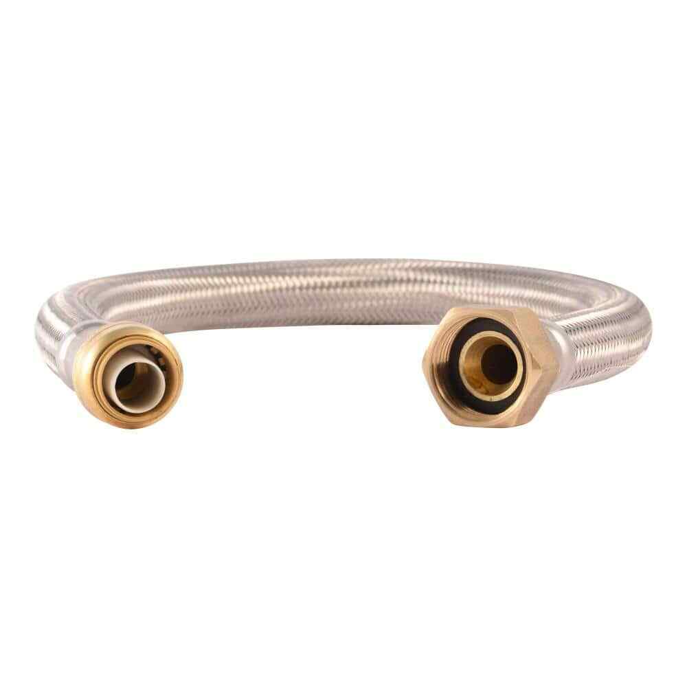 SharkBite 3/4 in. Push-to-Connect Braided Stainless Steel Connector