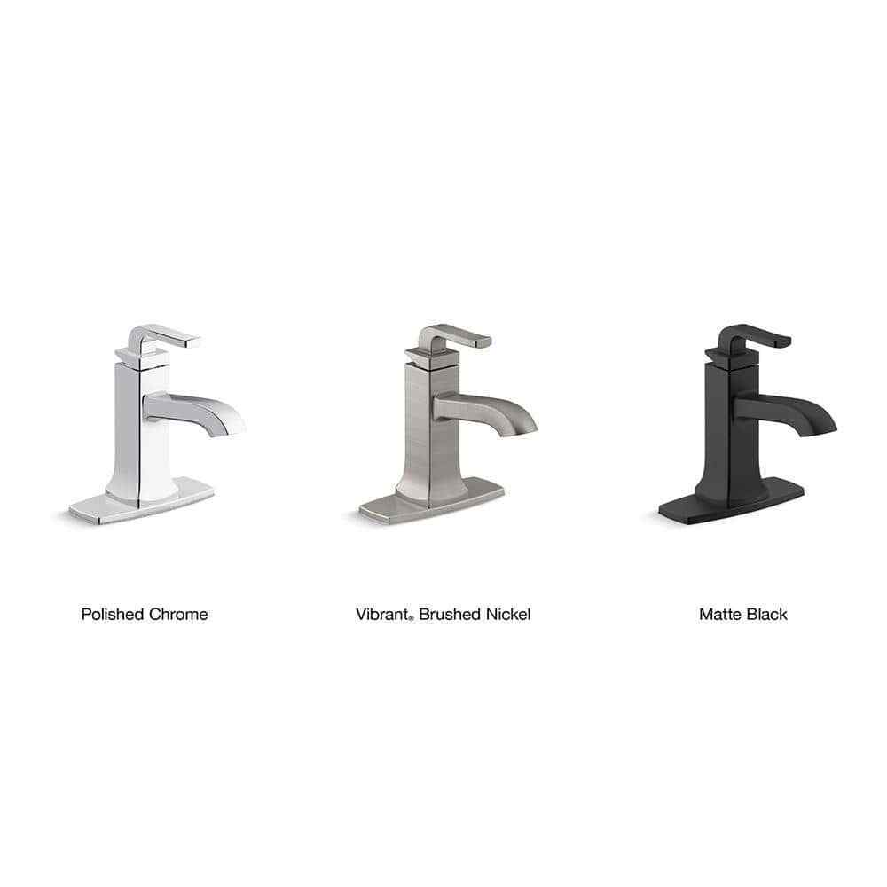 KOHLER Rubicon Single Hole Single-Handle Bathroom Faucet in Polished Chrome