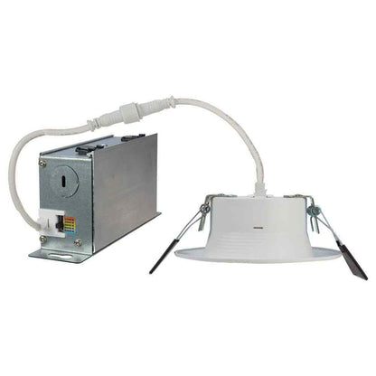 Halo RL 4 in. Color Selectable 2700K to 5000K Remodel Canless Recessed LED Kit