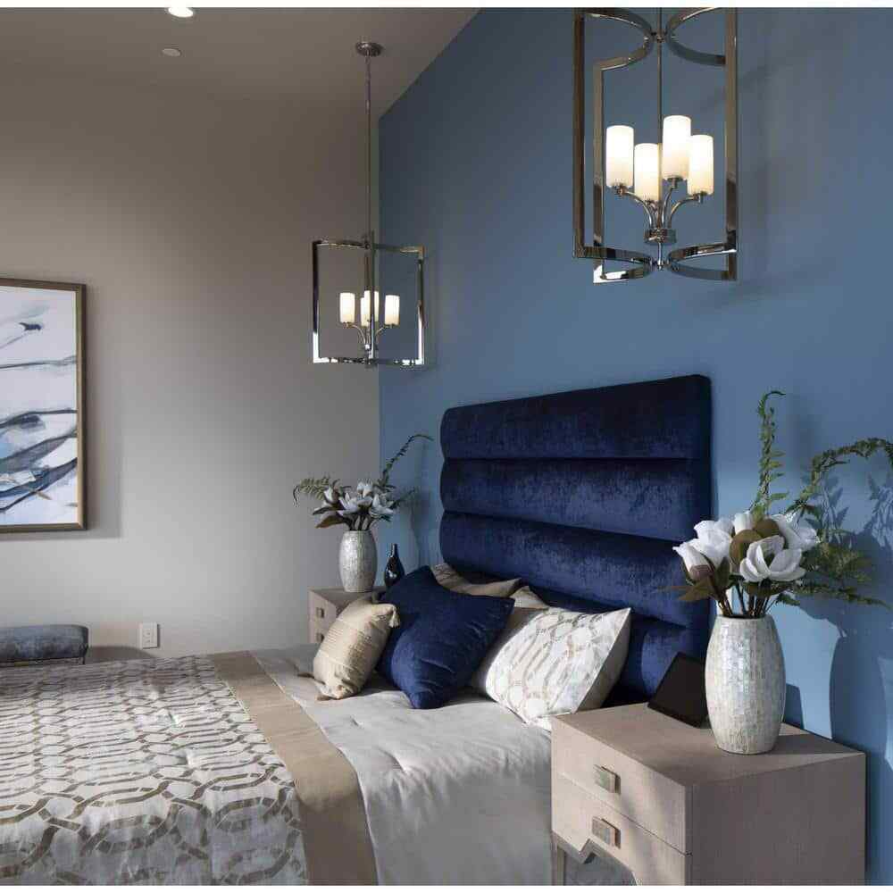 Progress Lighting Celeste Collection 4-Light Polished Nickel Pendant