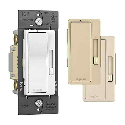 Legrand radiant 700 Watt Single Pole/3-Way Incandescent Dimmer