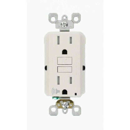 Leviton 15Amp Self-Test Tamper-Resistant GFCI Outlet w/ Audible Trip Alert White
