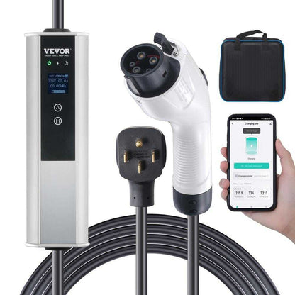 VEVOR Level 2 EV Charger 240V Home EV Charging Station w/ 25 ft. Cable NEMA