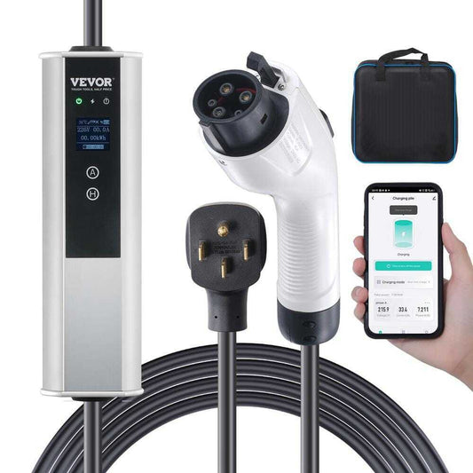 VEVOR Level 2 EV Charger 240V Home EV Charging Station w/ 25 ft. Cable NEMA