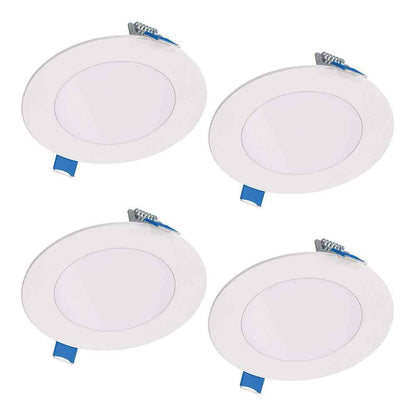Halo HLBSL4 Series 4 in. 3000K-5000K Selectable CCT LED  Recessed Light  4-Pack