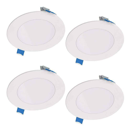 Halo HLBSL4 Series 4 in. 3000K-5000K Selectable CCT LED  Recessed Light  4-Pack
