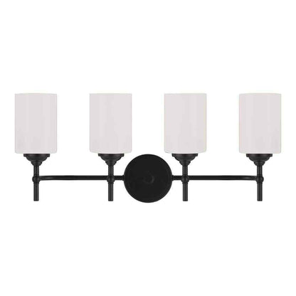 Home Decorators Collection Ayelen 25 in. 4-Light Black Vanity Light 39343-HBBO
