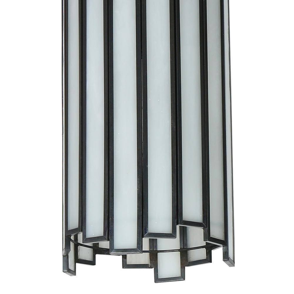 LNC 1-Light Painted Black Island Chandelier Drum Mini Pendant Ceiling Light
