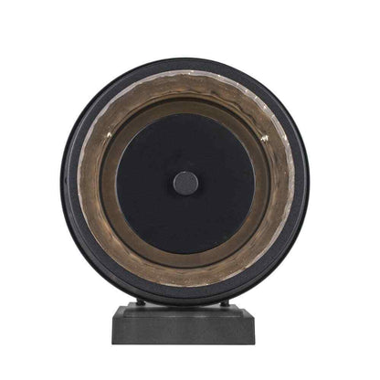 Bel Air Lighting Carmel 3-Light Black Outdoor Wall Light Fixture w/ Clear Glass