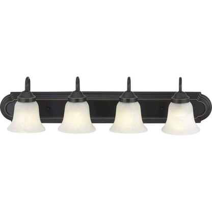 Progress Lighting Solvang 30 in. 4-Light Antique Bronze Vanity Light
