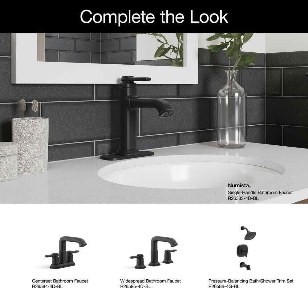 KOHLER Numista Single Hole Single-Handle Bathroom Faucet in Matte Black