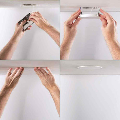 HALO HLBSL 4 in. Color Selectable New Construction or Remodel Canless LED Kit