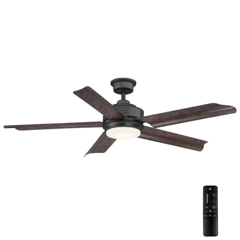 Home Decorators Hansfield 56 in. LED Outdoor Natural Iron Ceiling Fan