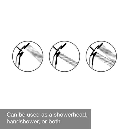 KOHLER Claro 1-Spray Dual Wall Mount Fixed and Handheld Shower Head 1.75 GPM