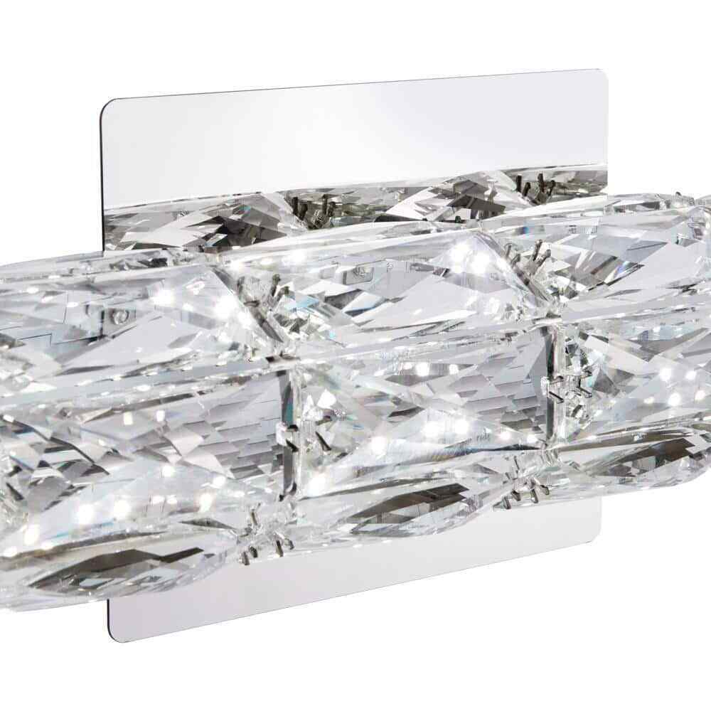 Home Decorators Keighley 24" Integrated LED Chrome Bathroom Vanity Light Fixture