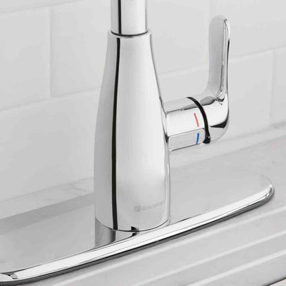 Glacier Bay McKenna Single-Handle Pull Down Sprayer Kitchen Faucet in Chrome