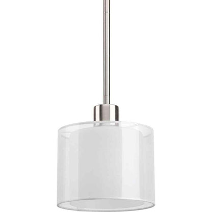 Progress Lighting Invite Collection 1-Light Brushed Nickel Mini Pendant
