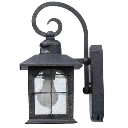 Home Decorators Brimfield Motion-Sensing Aged Iron Outdoor  Wall Sconce